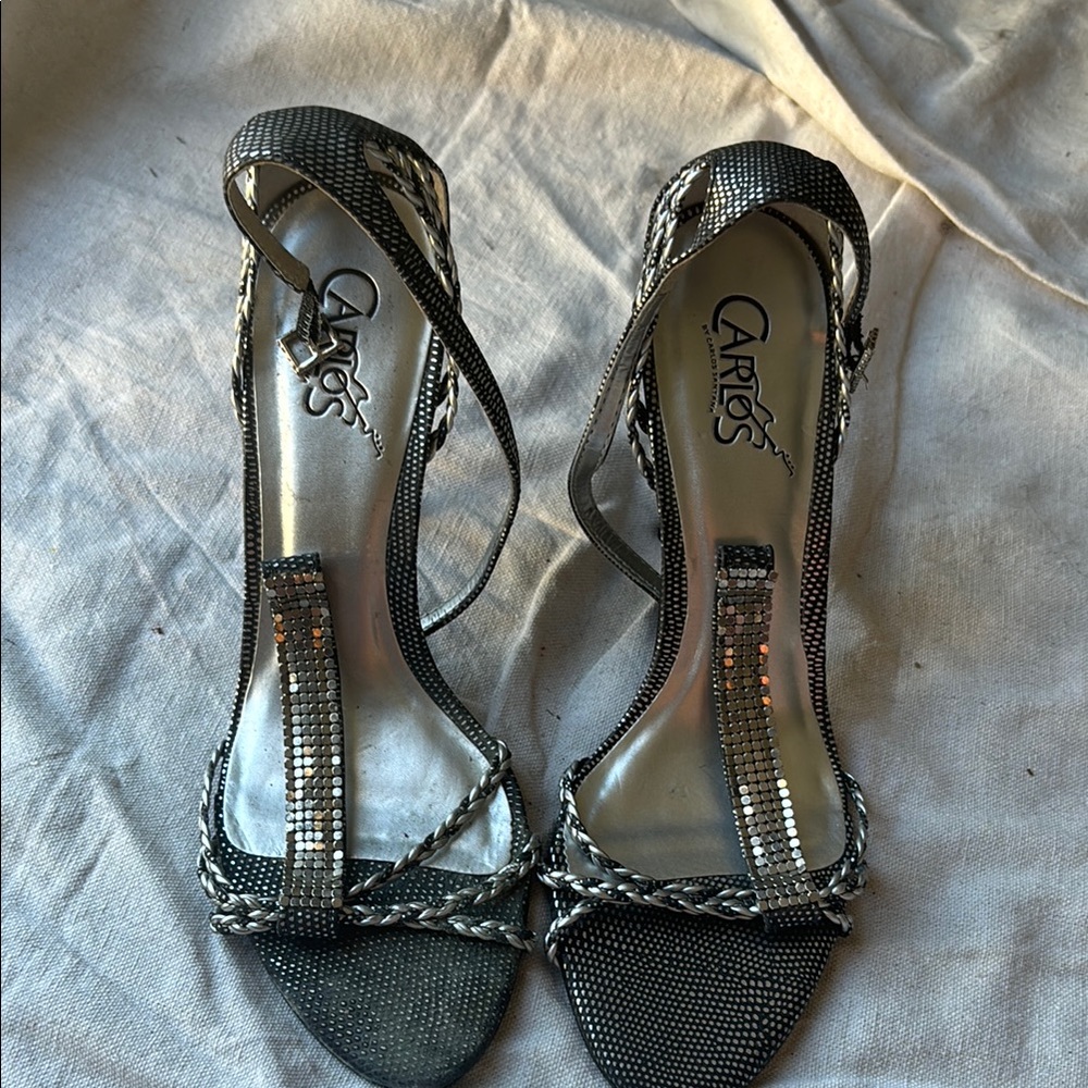 Black Strappy Women's Sandals